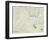 Political Map of Ware Shoals, SC-null-Framed Art Print