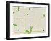 Political Map of Watauga, TX-null-Framed Art Print