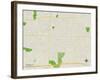 Political Map of Watauga, TX-null-Framed Art Print
