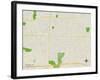 Political Map of Watauga, TX-null-Framed Art Print