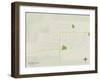 Political Map of Watford City, ND-null-Framed Art Print