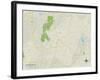 Political Map of Weddington, NC-null-Framed Art Print