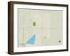 Political Map of Wellington, OH-null-Framed Art Print