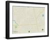 Political Map of Wenonah, NJ-null-Framed Art Print