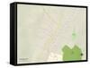Political Map of Wesson, MS-null-Framed Stretched Canvas