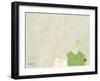 Political Map of Wesson, MS-null-Framed Art Print