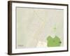 Political Map of Wesson, MS-null-Framed Art Print