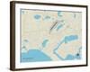 Political Map of West Chatham, MA-null-Framed Art Print