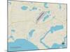 Political Map of West Chatham, MA-null-Mounted Art Print