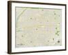 Political Map of West Covina, CA-null-Framed Art Print