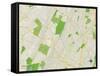 Political Map of West Orange, NJ-null-Framed Stretched Canvas