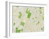 Political Map of West Orange, NJ-null-Framed Art Print