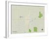 Political Map of Westfield, IN-null-Framed Art Print
