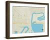 Political Map of Westlake, LA-null-Framed Art Print