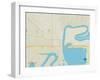 Political Map of Westlake, LA-null-Framed Art Print