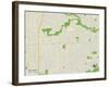 Political Map of Westland, MI-null-Framed Art Print