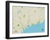 Political Map of Westport, CT-null-Framed Art Print