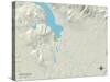 Political Map of Whitefish, MT-null-Stretched Canvas