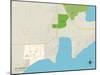 Political Map of Williams Bay, WI-null-Mounted Art Print