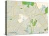 Political Map of Williamsburg, VA-null-Stretched Canvas