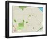 Political Map of Wilmette, IL-null-Framed Art Print