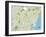 Political Map of Wilmington, DE-null-Framed Art Print