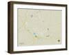 Political Map of Wilson, NC-null-Framed Art Print