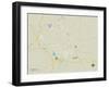 Political Map of Wilson, NC-null-Framed Art Print