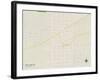 Political Map of Wolf Point, MT-null-Framed Art Print