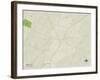 Political Map of Wrens, GA-null-Framed Art Print