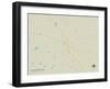 Political Map of Yeehaw Junction, FL-null-Framed Art Print