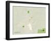 Political Map of Yellow Springs, OH-null-Framed Art Print