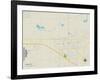 Political Map of Yukon, OK-null-Framed Art Print