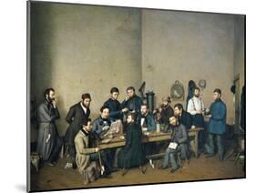 Political Meeting in Trier, 1848-Johann Ziegler-Mounted Giclee Print