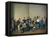 Political Meeting in Trier, 1848-Johann Ziegler-Framed Stretched Canvas