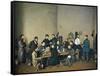 Political Meeting in Trier, 1848-Johann Ziegler-Framed Stretched Canvas