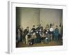 Political Meeting in Trier, 1848-Johann Ziegler-Framed Giclee Print