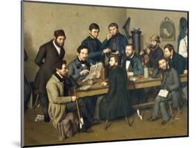 Political Meeting in Trier, 1848-Johann Ziegler-Mounted Giclee Print