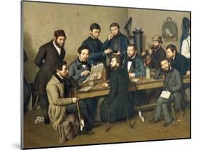 Political Meeting in Trier, 1848-Johann Ziegler-Mounted Giclee Print