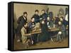 Political Meeting in Trier, 1848-Johann Ziegler-Framed Stretched Canvas