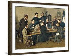 Political Meeting in Trier, 1848-Johann Ziegler-Framed Giclee Print