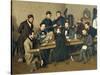 Political Meeting in Trier, 1848-Johann Ziegler-Stretched Canvas