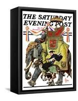 "Political Party Symbols," Saturday Evening Post Cover, October 17, 1936-Joseph Christian Leyendecker-Framed Stretched Canvas