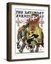 "Political Party Symbols," Saturday Evening Post Cover, October 17, 1936-Joseph Christian Leyendecker-Framed Giclee Print