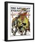 "Political Party Symbols," Saturday Evening Post Cover, October 17, 1936-Joseph Christian Leyendecker-Framed Giclee Print