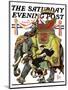"Political Party Symbols," Saturday Evening Post Cover, October 17, 1936-Joseph Christian Leyendecker-Mounted Giclee Print