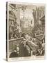 Political Prints Supporting a Ministerial Measure Against the Unlimited Sale of Gin-William Hogarth-Stretched Canvas