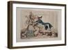 Political Ravishment-James Gillray-Framed Giclee Print