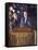 Politician Richard Nixon Waving From Platform at Republican National Convention-John Dominis-Framed Stretched Canvas