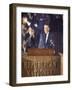 Politician Richard Nixon Waving From Platform at Republican National Convention-John Dominis-Framed Photographic Print